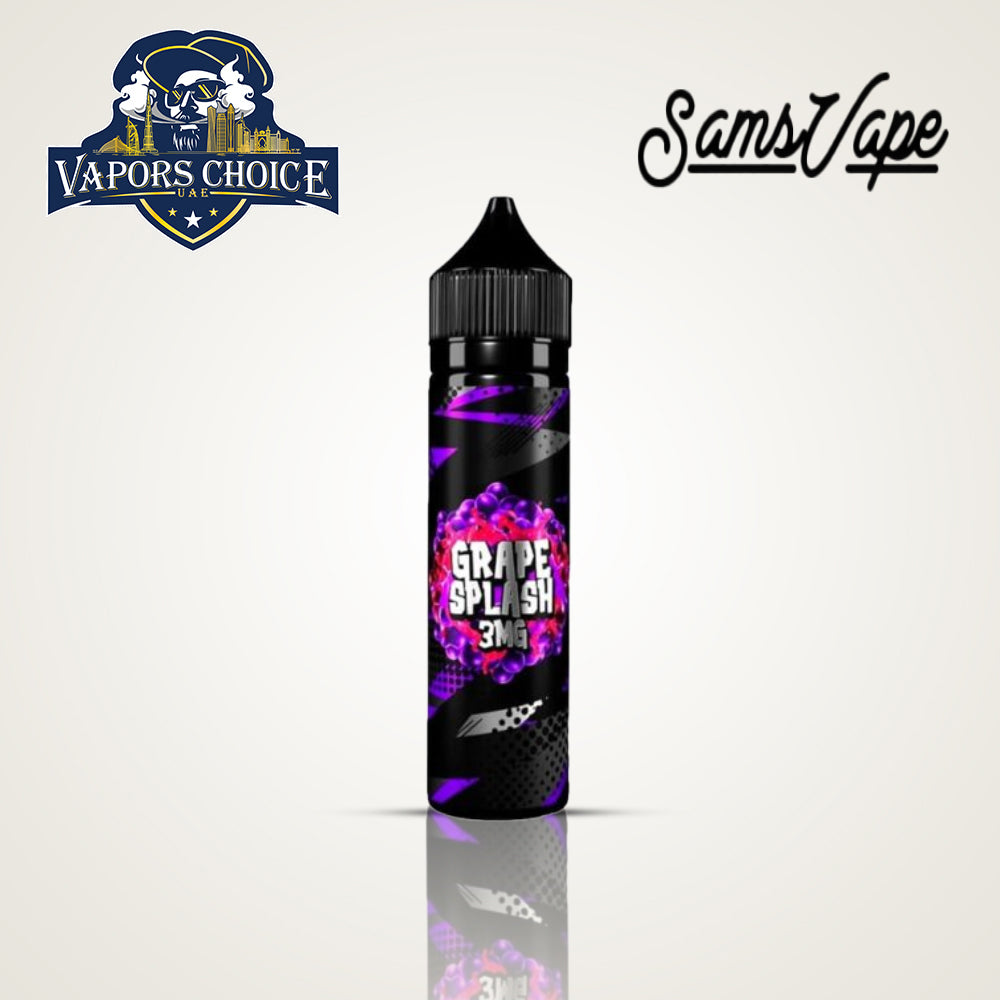 SAMS VAPE Premium E-Liquids  60ML & 120ML Juice Grape Splash UAE Ras Al Khaimah